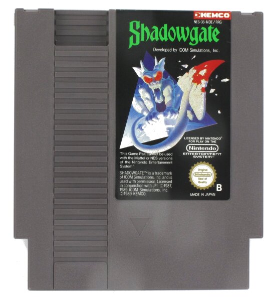 Shadowgate (EU) (lose) (very good) - Nintendo Entertainment System (NES)