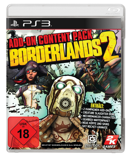 Borderlands 2 - Add-On Content Pack (EU) (complet) (très bon état) - PlayStation 3 (PS3)