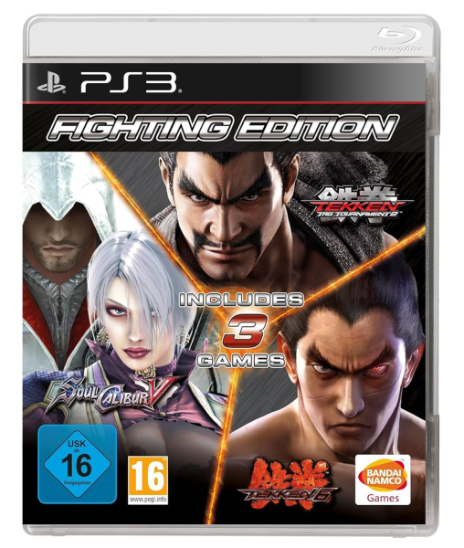 Fighting Edition: SoulCalibur V / Tekken 6 / Tekken: Tag Tournament 2 (EU) (complet) (très bon état) - PlayStation 3 (PS3)