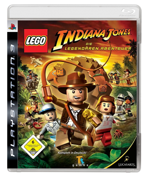 Lego Indiana Jones – Die legendären Abenteuer (EU) (OVP) (sehr guter Zustand) - PlayStation 3 (PS3)