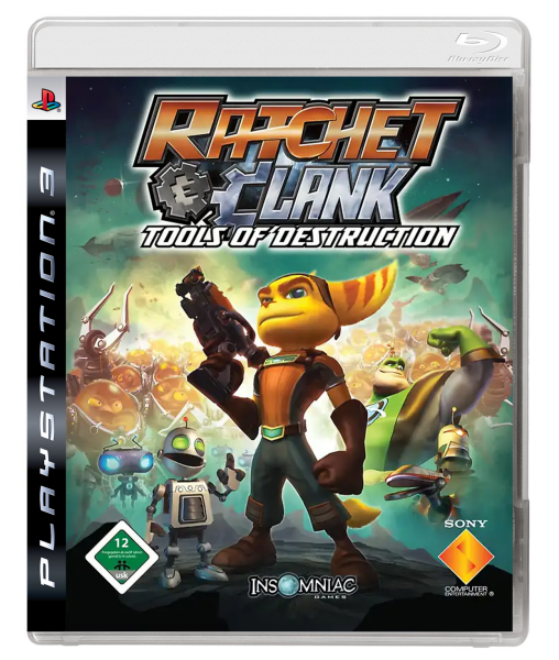 Ratchet & Clank: Tools of Destruction (EU) (complet) (très bon état) - PlayStation 3 (PS3)