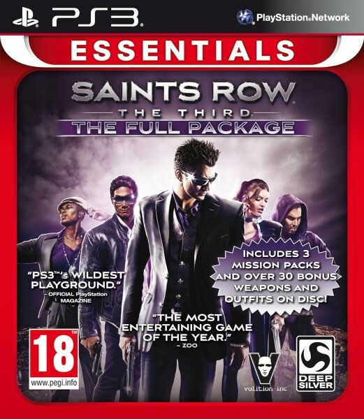 Saints Row – The Third (The Full Package) (Essentials) (EU) (OVP) (sehr guter Zustand) - PlayStation 3 (PS3)