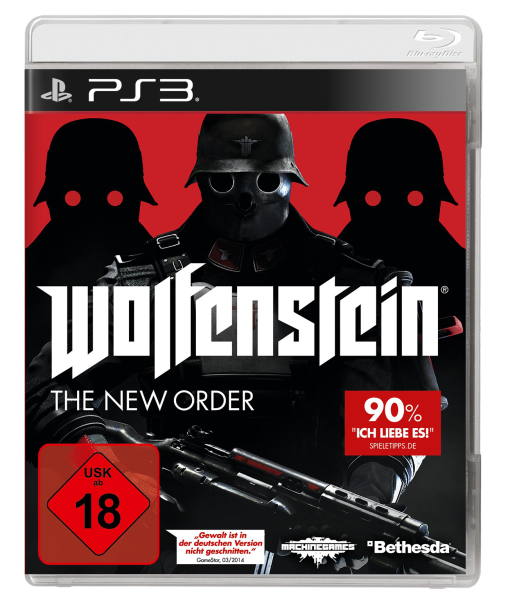 Wolfenstein – The New Order (EU) (complet) (très bon état) - PlayStation 3 (PS3)