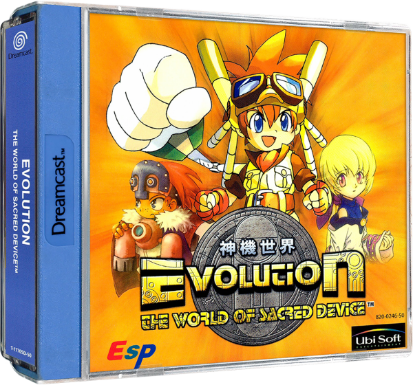 Evolution – The World of Sacred Device (EU) (OVP) (sehr guter Zustand) - Sega Dreamcast