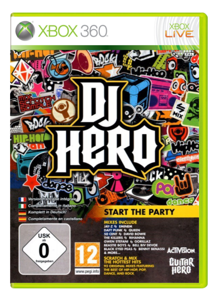 DJ Hero (EU) (complet) (très bon état) - Xbox 360
