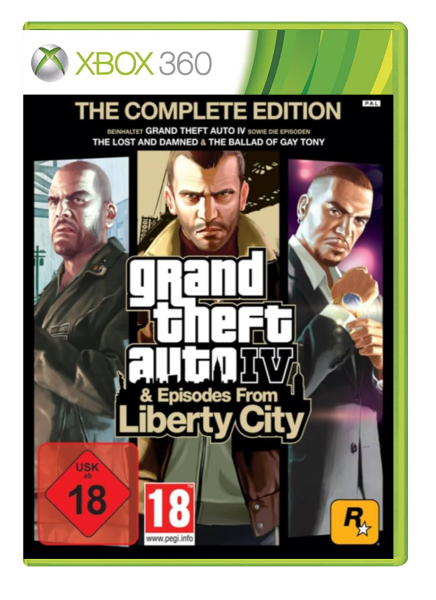 Grand Theft Auto IV & Episodes from Liberty City (Complete Edition) (EU) (OVP) (sehr guter Zustand) - Xbox 360