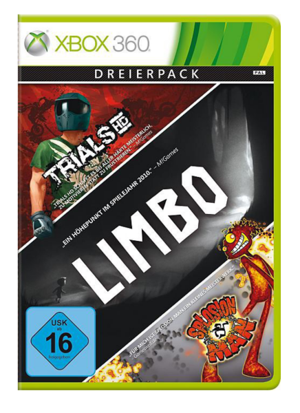 Limbo / Trials HD / Splosion Man (EU) (OVP) (sehr guter Zustand) - Xbox 360