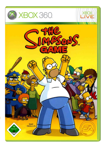 The Simpsons Game (EU) (complet) (très bon état) - Xbox 360