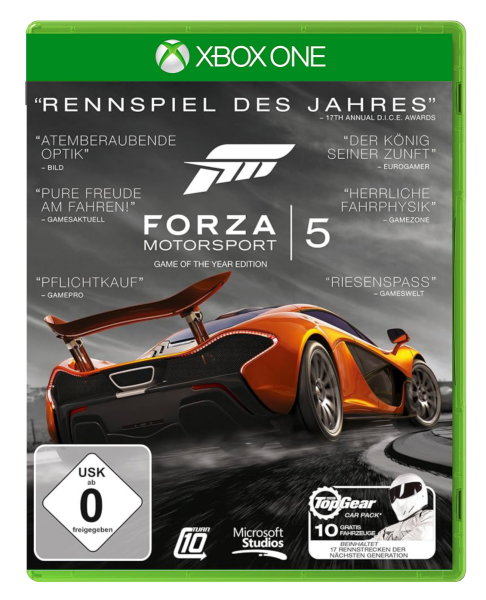 Forza Motorsport 5 – Game of the Year Edition (EU) (OVP) (sehr gut) - Xbox One
