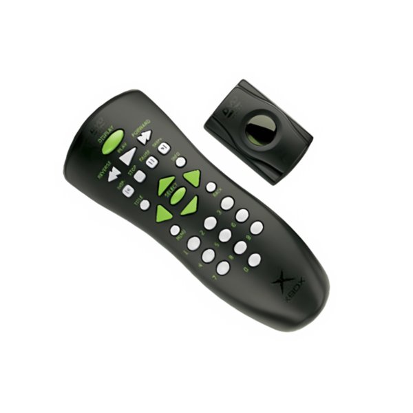 DVD Remote Controller + Receiver (original Microsoft) (EU) (lose) (sehr guter Zustand) - Xbox