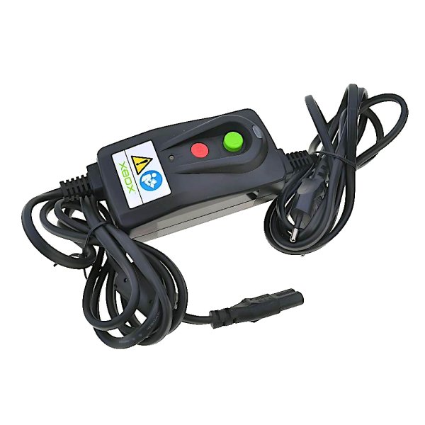 original Microsoft Stromkabel mit Schalter / Switch X800924-100 (EU) (lose) (sehr guter Zustand) - Xbox