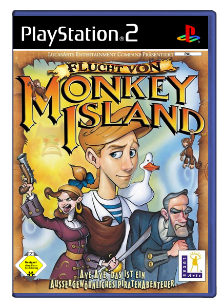 Flucht von Monkey Island (EU) (CIB) (mint condition) - PlayStation 2 (PS2)