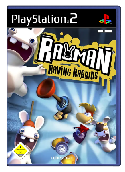 Rayman Raving Rabbids (EU) (OVP) (sehr guter Zustand) - PlayStation 2 (PS2)