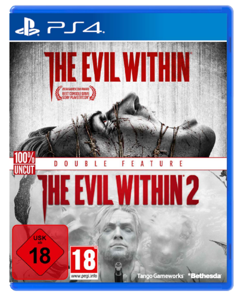 The Evil Within 1 & 2 (Double Feature Box Set) (EU) (CIB) (very good) - PlayStation 4 (PS4)