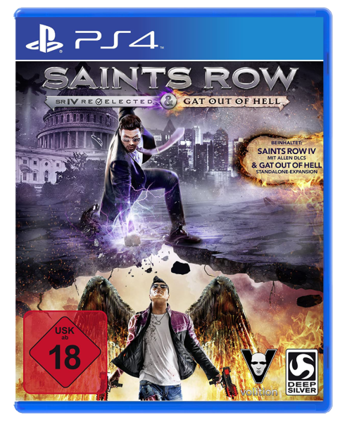Saints Row IV Re-Elected & Gat Out Of Hell (EU) (OVP) (sehr guter Zustand) - PlayStation 4 (PS4)