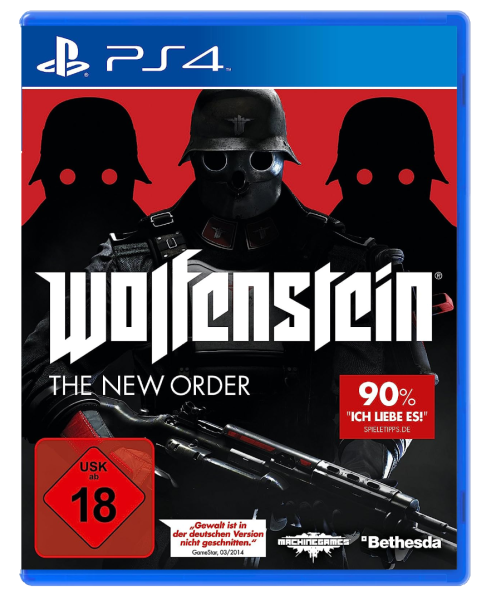 Wolfenstein – The New Order (EU) (complet) (très bon état) - PlayStation 4 (PS4)