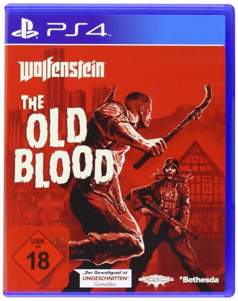 Wolfenstein – The Old Blood (EU) (OVP) (sehr guter Zustand) - PlayStation 4 (PS4)