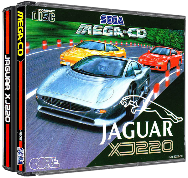Jaguar XJ 220 (EU) (complet) (très bon état) - Mega CD