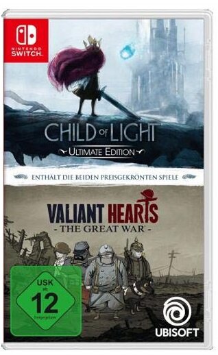 Child of Light (Ultimate Edition) + Valiant Hearts: The Great War (EU) (CIB) (new) - Nintendo Switch