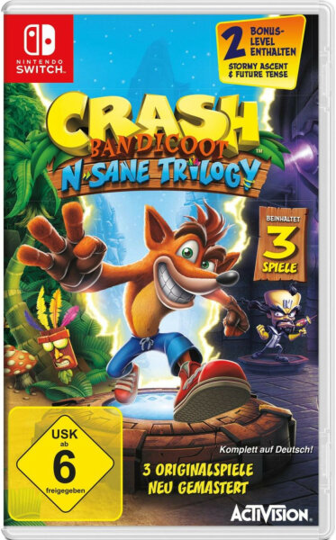 Crash Bandicoot N-Sane Trilogy (EU) (CIB) (new) - Nintendo Switch