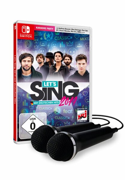 Lets Sing 2019 (Box-Set mit Mikrofon) (EU) (OVP) (sehr gut) - Nintendo Switch