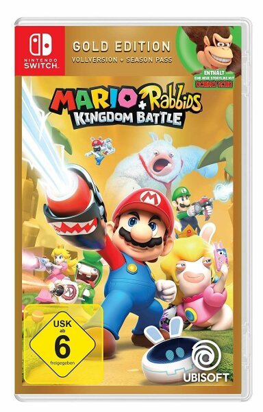 Mario + Rabbids: Kingdom Battle (Gold Edition) (EU) (OVP) (sehr guter Zustand) - Nintendo Switch