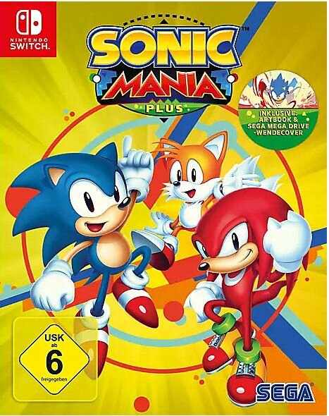 Sonic Mania Plus (+Artbook) (EU) (CIB) (very good) - Nintendo Switch