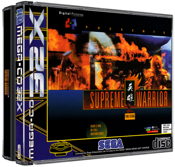 Supreme Warrior 32X (EU) (OVP) (sehr guter Zustand) - Mega CD