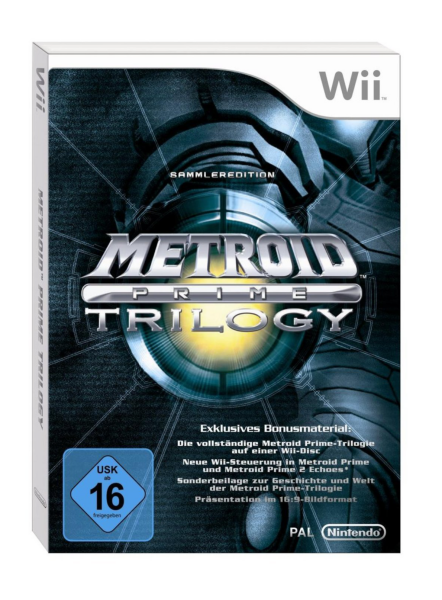 Metroid Prime Trilogy Sammleredition (EU) (OVP) (neuwertiger Sammlerzustand) - Nintendo Wii
