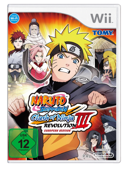 Naruto Shippuden – Clash of Ninja Revolution III (EU) (CIB) (new) - Nintendo Wii