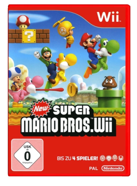 New Super Mario Bros. Wii (EU) (OVP) (sehr guter Zustand) - Nintendo Wii