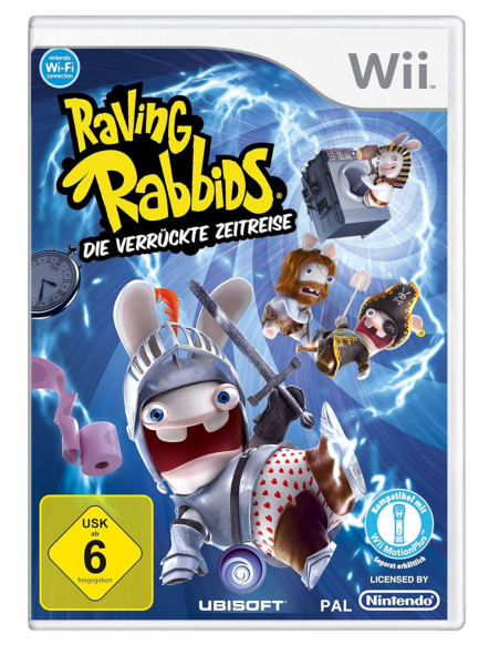 Rayman Raving Rabbids – Die verrückte Zeitreise (EU) (OVP) (sehr guter Zustand) - Nintendo Wii
