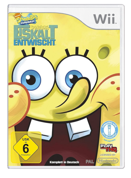 SpongeBob Schwammkopf - Eiskalt Entwischt (EU) (CIB) (very good condition) - Nintendo Wii