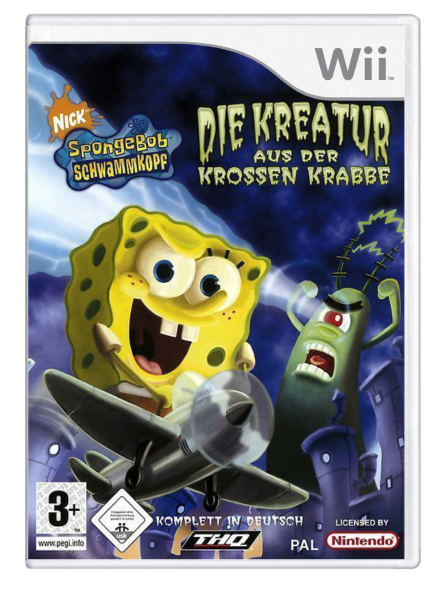SpongeBob Schwammkopf – Die Kreatur aus der krossen Krabbe (EU) (CIB) (very good condition) - Nintendo Wii