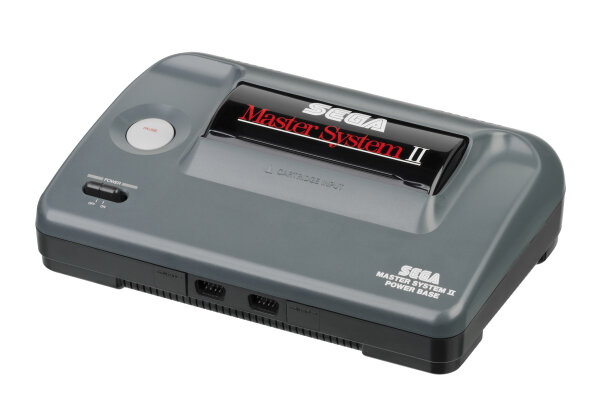 Power Base Master System II Konsole (Model-No. 3006-80, schwarz) inkl. Controller, Netzteil, RGB-SCART-Kabel + 60Hz & RGB (EU) (lose) (sehr guter Zustand) - Sega Master System