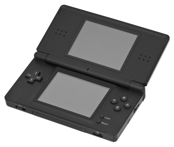 Nintendo DS Lite Black inkl. Ladekabel (USG-001) (EU) (loose) (very good condition) - Nintendo DS
