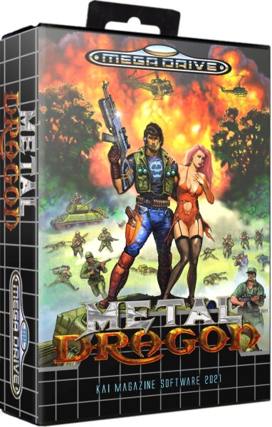 Metal Dragon for the Sega Mega drive (EUROPEAN cover)