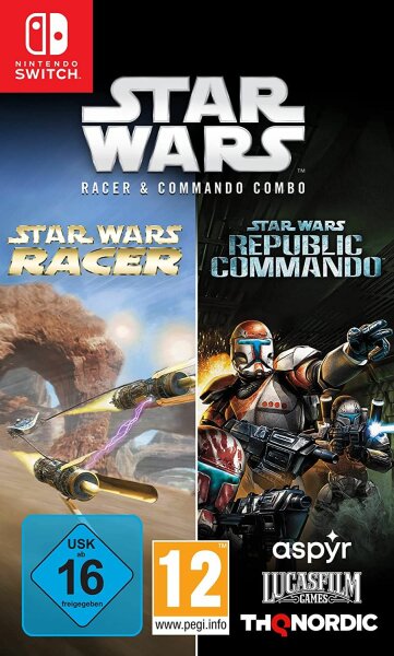 Star Wars Racer and Commando Combo (EU) (OVP) (sehr gut) - Nintendo Switch