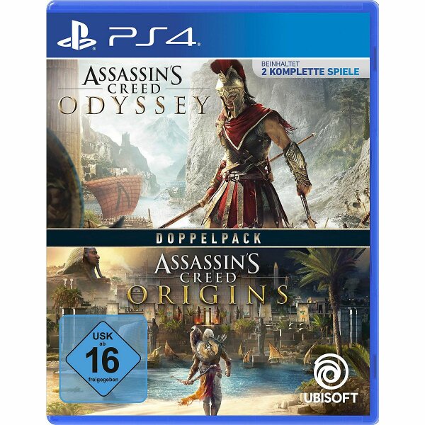 Assassins Creed Odyssey + Origins (EU) (OVP) (sehr gut) - PlayStation 4 (PS4)