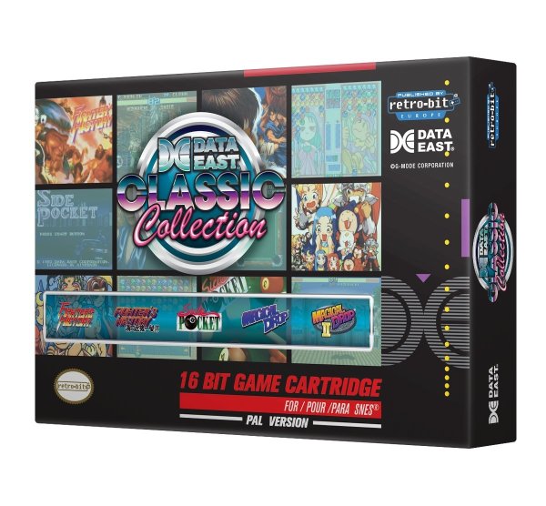 retro-bit Data East Classic Collection (US) (complet) (très bon état) - Super Nintendo (SNES)