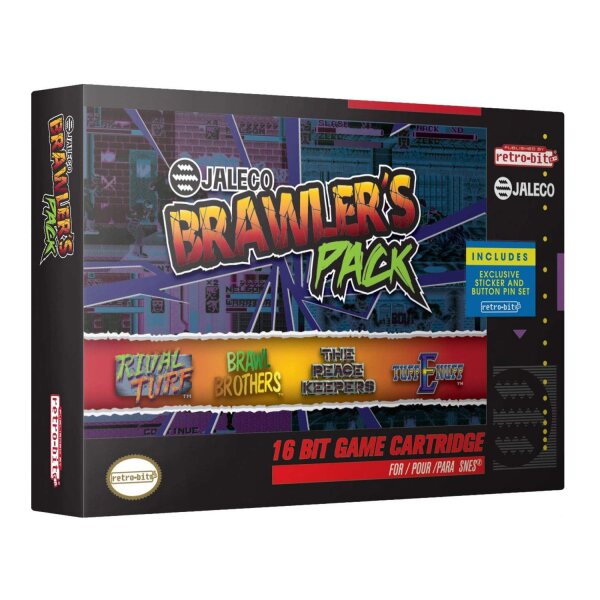 retro-bit Jaleco Brawlers Pack (US) (OVP) (sehr gut) - Super Nintendo (SNES)