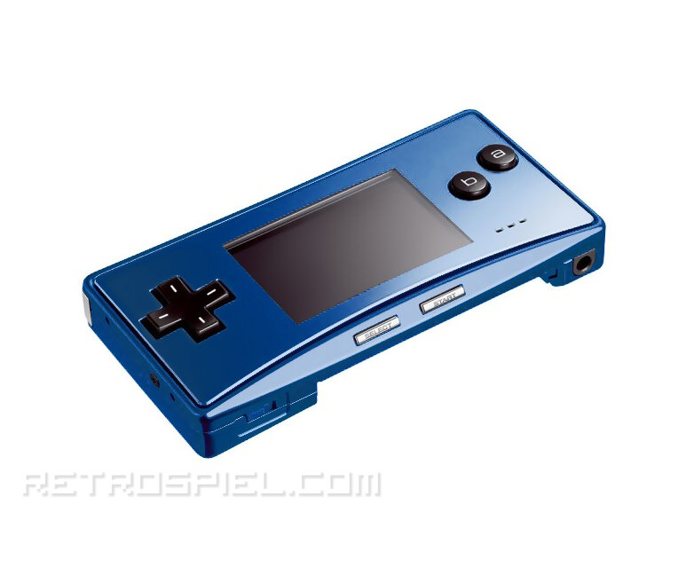 Game Boy Micro (Blue) - retrospiel - new games for old consoles