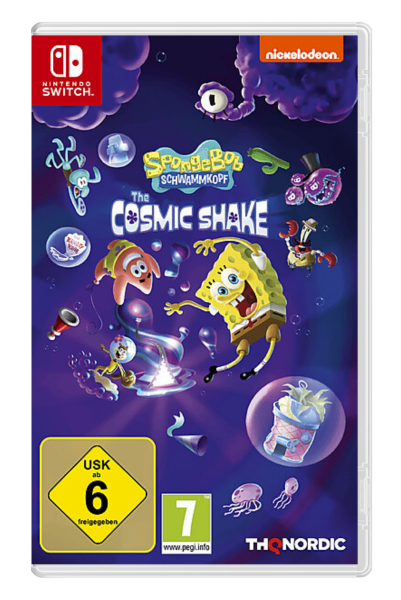 Spongebob – Cosmic Shake (inkl. Münze) (EU) (OVP) (sehr guter Zustand) - Nintendo Switch