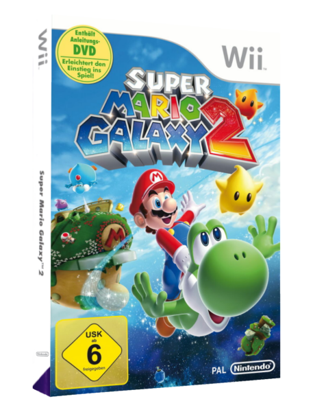 Super Mario Galaxy 2 (mit Pappschuber) (EU) (OVP) (neuwertiger Sammlerzustand) - Nintendo Wii