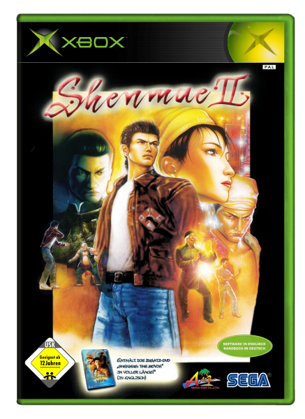 Shenmue 2 (mit Zusatz DVD „Shenmue The Movie“) (EU) (OVP) (sehr guter Zustand) - Xbox
