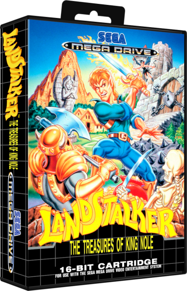 Landstalker – Treasures of King Nole (English Language Version) (EU) (OVP) (sehr guter Zustand) - Sega Mega Drive
