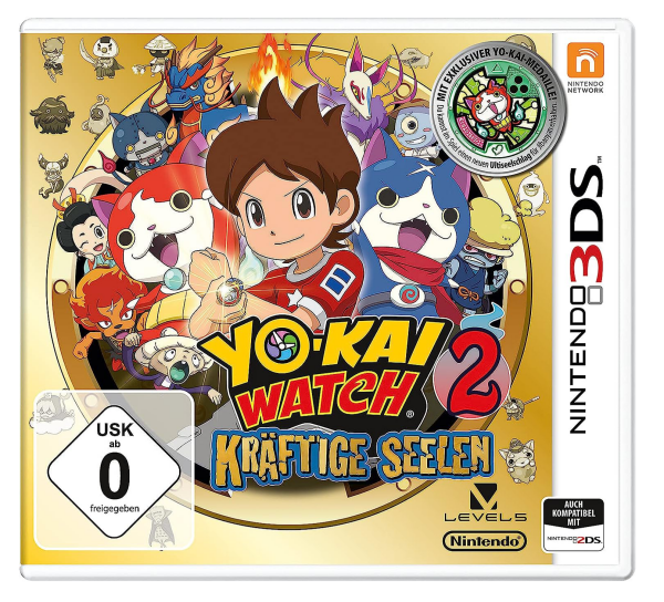 Yo-Kai Watch 2 – Kräftige Seelen (Pegi) (OVP) (neu) - Nintendo 3DS