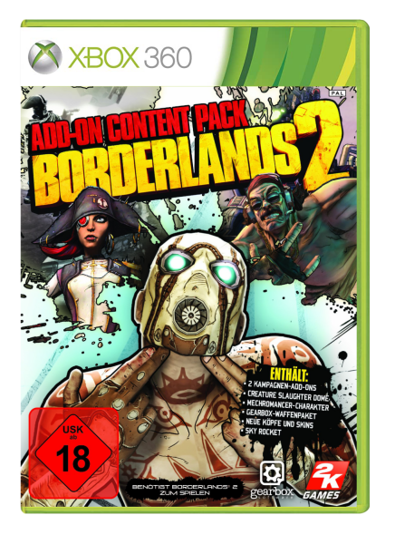Add-On Content Pack - Borderlands 2 (EU) (CIB) (acceptable) - Xbox 360