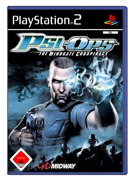 Psi-Ops: Tbe Mindgate Conspiracy (EU) (OVP) (neuwertiger Sammlerzustand) - PlayStation 2 (PS2)