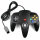 N64 Classic Controller (Schwarz) (EU) (loose) (neuf) - Nintendo 64 (N64)